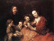 REMBRANDT Harmenszoon van Rijn Family Group China oil painting reproduction